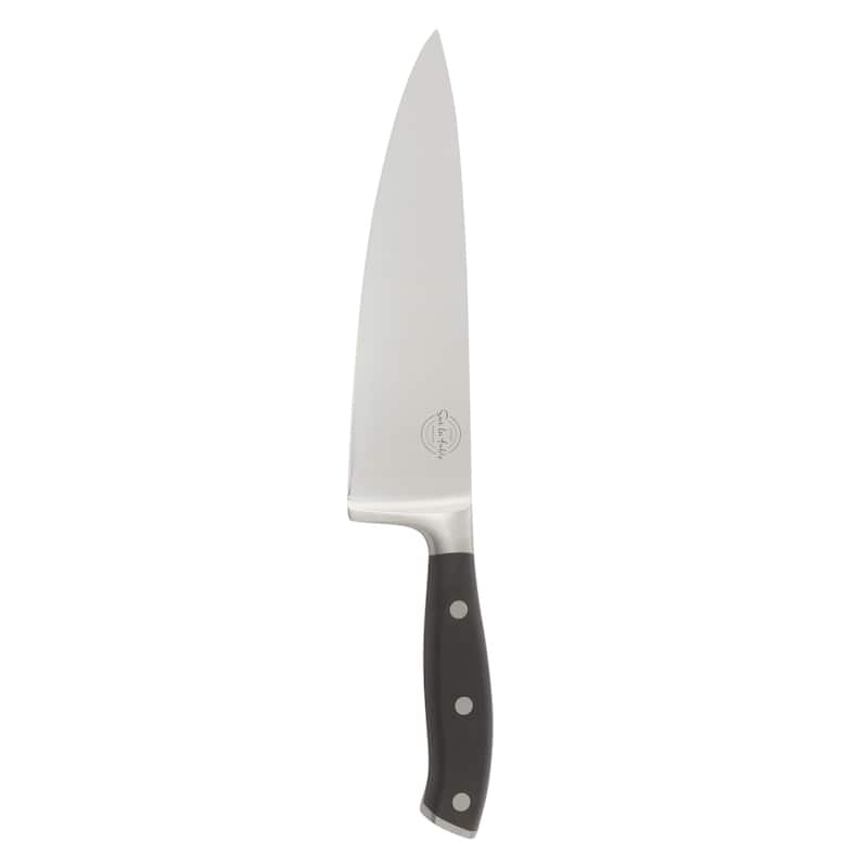 Sur La Table Kitchen Essential German Steel Chef's Knife, 8-Inch Stainless Steel Blade - Forged Full Tang