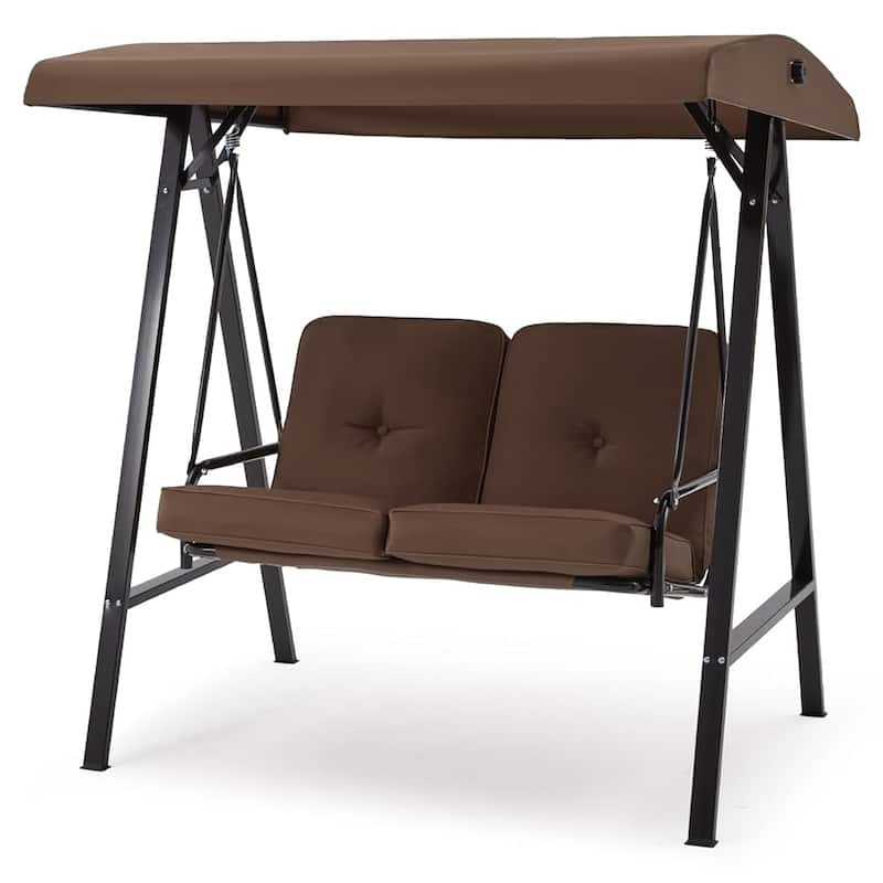 2-Seat Patio Swing Chair, Outdoor Porch Swing Glider