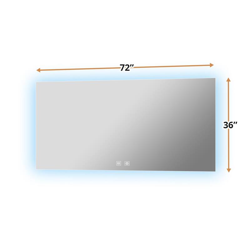 Vellum LED Bathroom Vanity Mirror - N/A