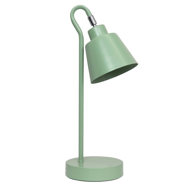 Desk Lamp with Adjustable Cone Shade - 16" - Sage Green