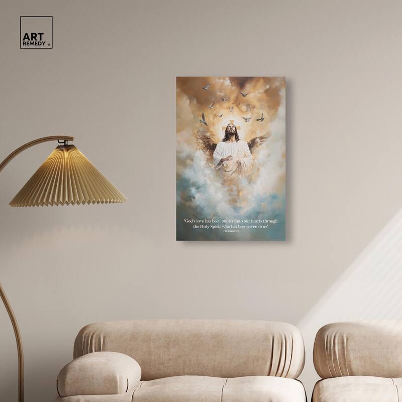His Love Canvas by Art Remedy, Gallery Wrapped
