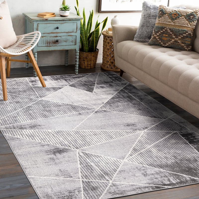 World Rug Gallery Geometric Modern Area Rug
