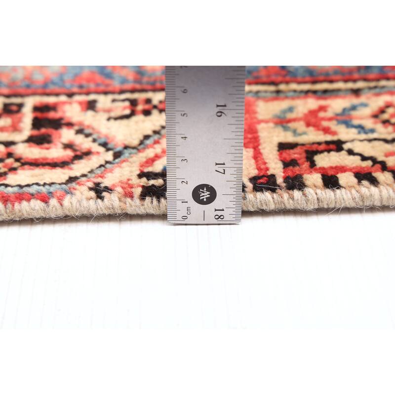 ECARPETGALLERY Hand-knotted Andelz Light Red Wool Rug - 3'7 x 6'4