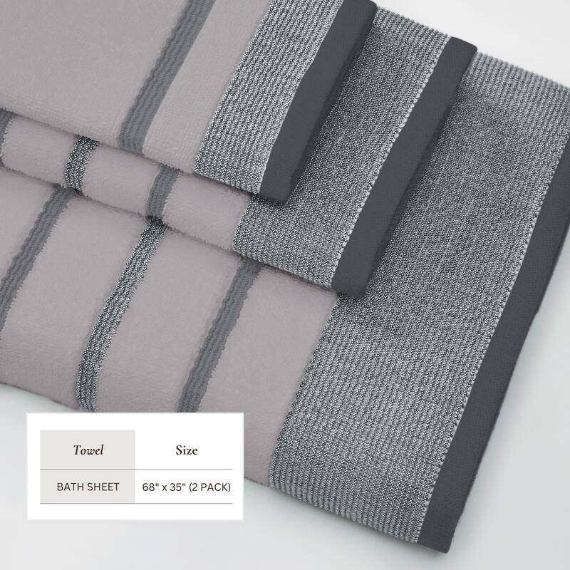 Linery & Co. Luxury Cotton Decorative Towel Set.