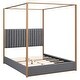 preview thumbnail 20 of 28, Full Size Metal Loft Bed with Storage Shelves, Cabinets and Wardrobe Metal Support Bed Frame for Kids, No Box Spring Needed
