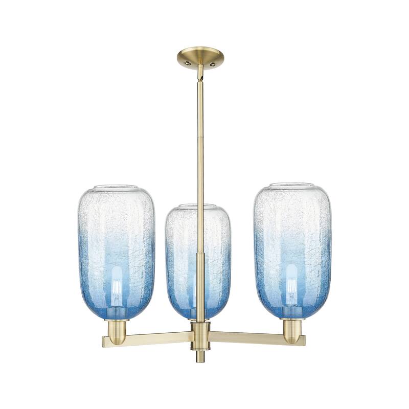 Innovations Lighting Downtown Urban - Brookhaven Cloche - 3 Light 18" Stem Hung Chandelier