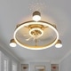 preview thumbnail 21 of 20, Bella Depot 3-Light Flush Mount Ceiling Fan with Dimmable LED Light and Remote APP Control for Children