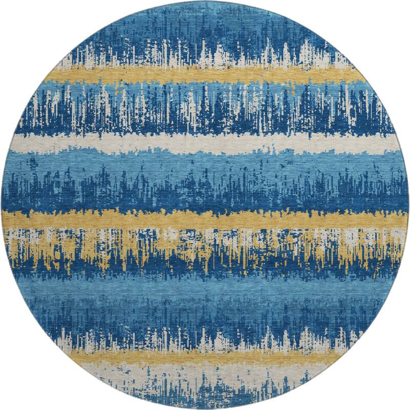 Premium Washable Super Soft Modern Ombre Stripe Mayfield Rug