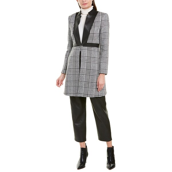 bcbg plaid blazer