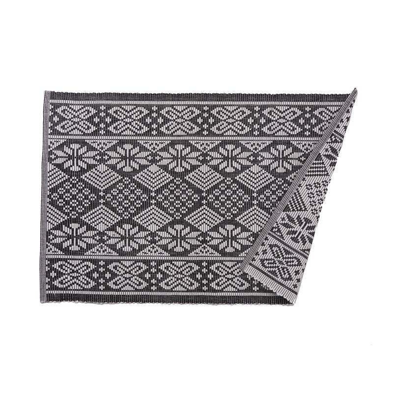 Scandinavian Jacquard Cotton Woven Placemats - Set of 6
