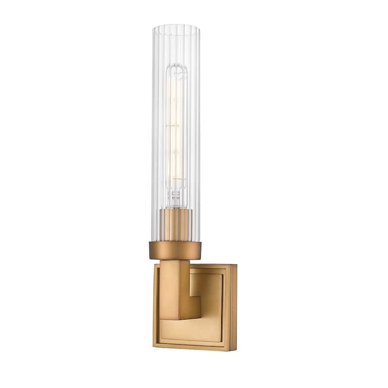 Z-Lite 740-1S Beau 17" Tall Bathroom Sconce - Rubbed Brass