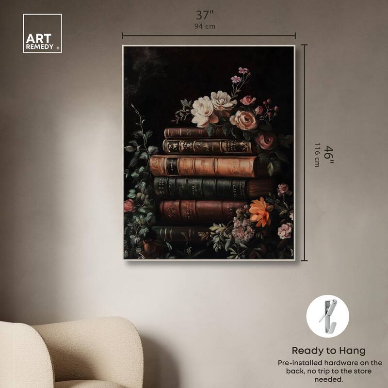 Stacked Wisdom Canvas by Art Remedy