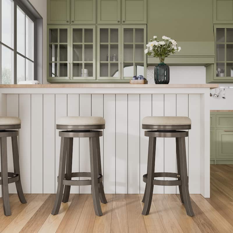 DTY Indoor Living Creede Backless Swivel Stool