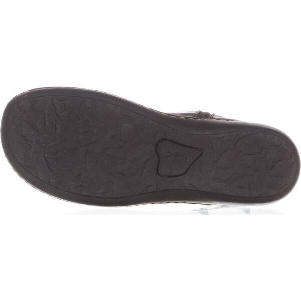 Shop B O C Born Austin Wide Calf Flat Comfort Boots Dark Brown