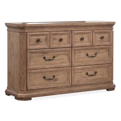 Magnussen Home Adler Court Florentine Walnut Drawer Dresser
