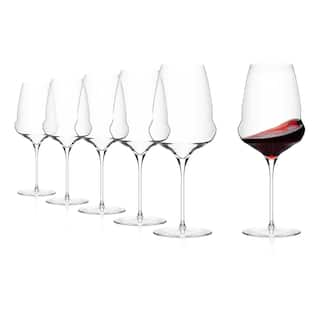 Stolzle Lausitz Set of 6 Cocoon Bordeaux Wine Glasses - 25.25 Oz