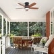preview thumbnail 38 of 75, Sofucor 42/52 Inch Low Profile Flush Mount Ceiling Fan with Light,Remote Control,Solid wood/ABS Blades,Reversible Quiet DC Motor