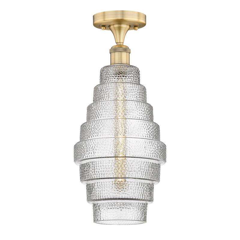 Innovations Lighting Edison Cascade - 1 Light 8" Semi-Flush Mount