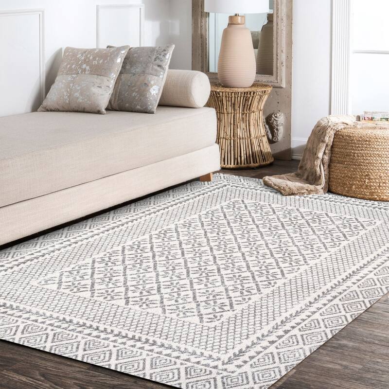 JONATHAN Y Amir Modern Geometric Boho Rug Area Rug