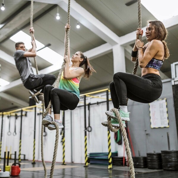 gymnastics climbing rope