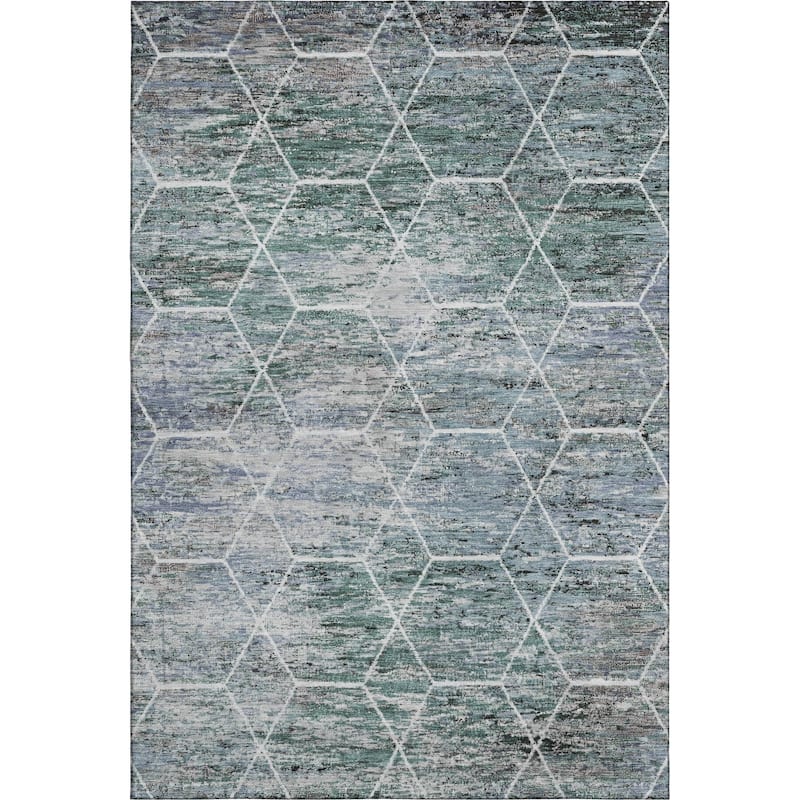Premium Washable Super Soft Geo Abstract Mayfield Rug