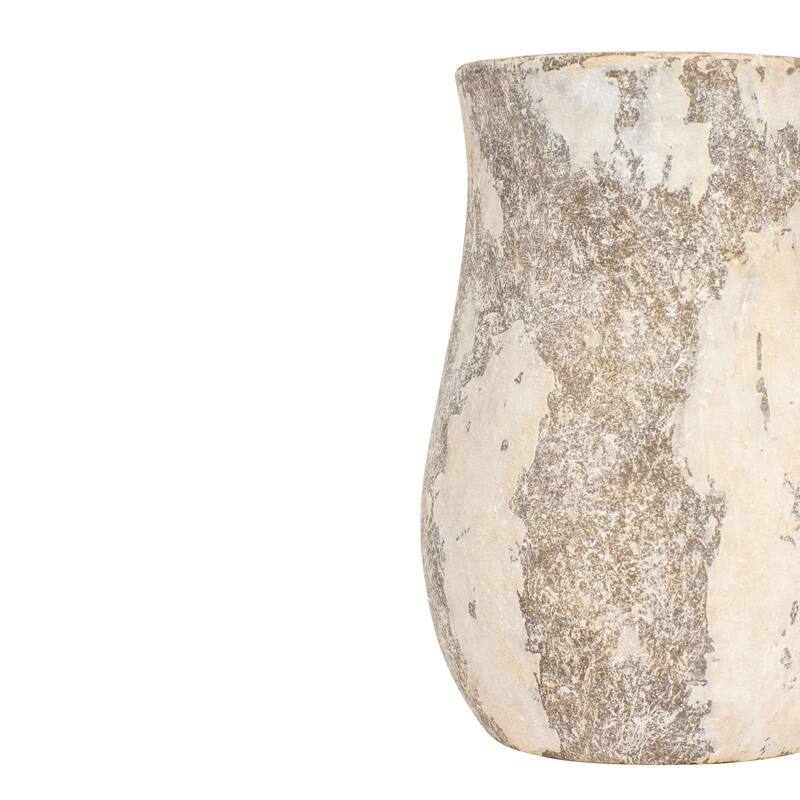 Potty Handmade Ceramic Vase - Distressed Cafe au Lait