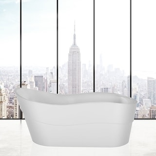 67 X 31 Freestanding Soaking Bathtub On Sale Overstock 31571226