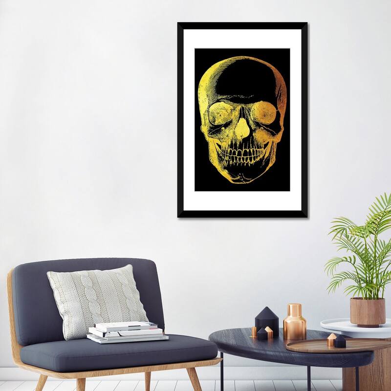 iCanvas "Skull Front" by Gab Fernando