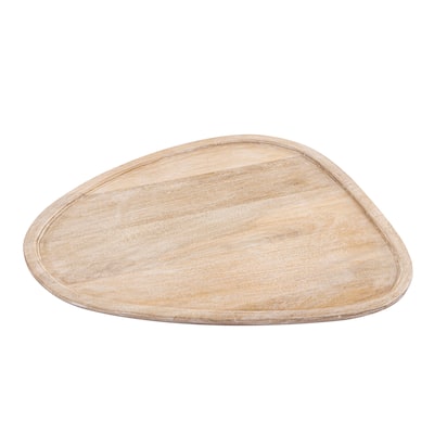 Elk Home Morris Whitewash Wooden 18 Inch Wide Tray