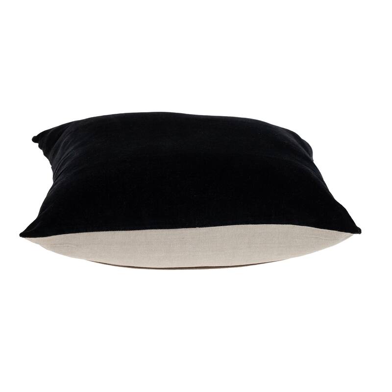 Parkland Collection Apollo Transitional Black Throw Pillow