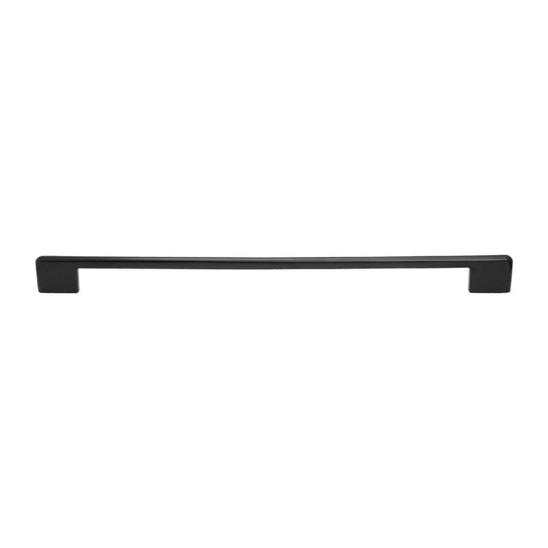 Utopia Alley Taylor Pull Handle - Decorative Cabinet Drop Pull Handles for Cabinets, 3.78", 5" & 12.5" Center to Center - 12.5" 1 pack - Matt Black