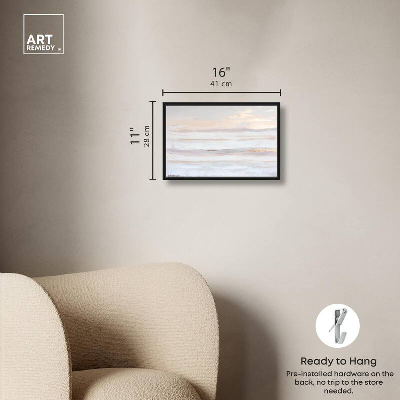 Gilded Dawn Canvas by Art Remedy