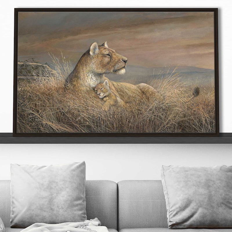 "Forever Safe" by Ruane Manning Print on Floating Canvas