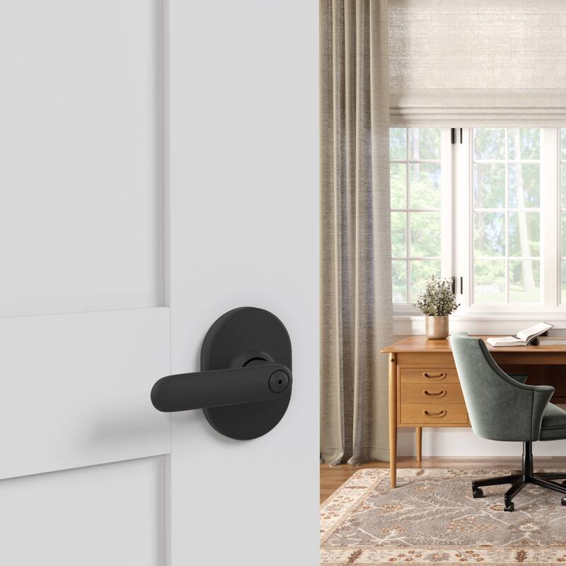 Schlage F40-DAV-RMN Davlin Privacy Door Lever Set with Decorative
