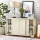 preview thumbnail 3 of 24, Porch & Den Jefferson Sliding Door Stackable Buffet/Sideboard