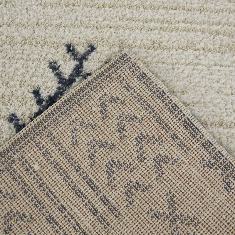 Ardennes Chevron Border Area Rug