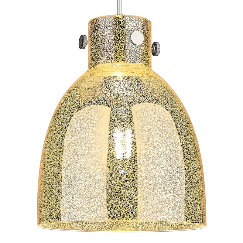 Innovations Lighting 410-1PM-G412-10ME Newton Bell 10" Wide Cord Hung - Polished Nickel