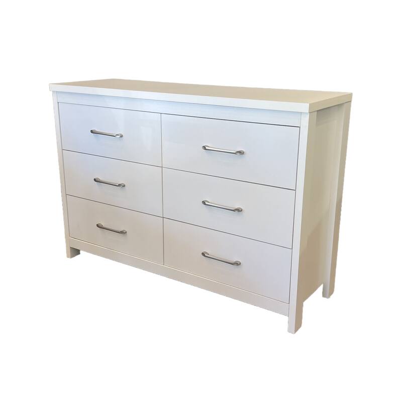 Slide Logic 6 Drawer Low Boy Dresser