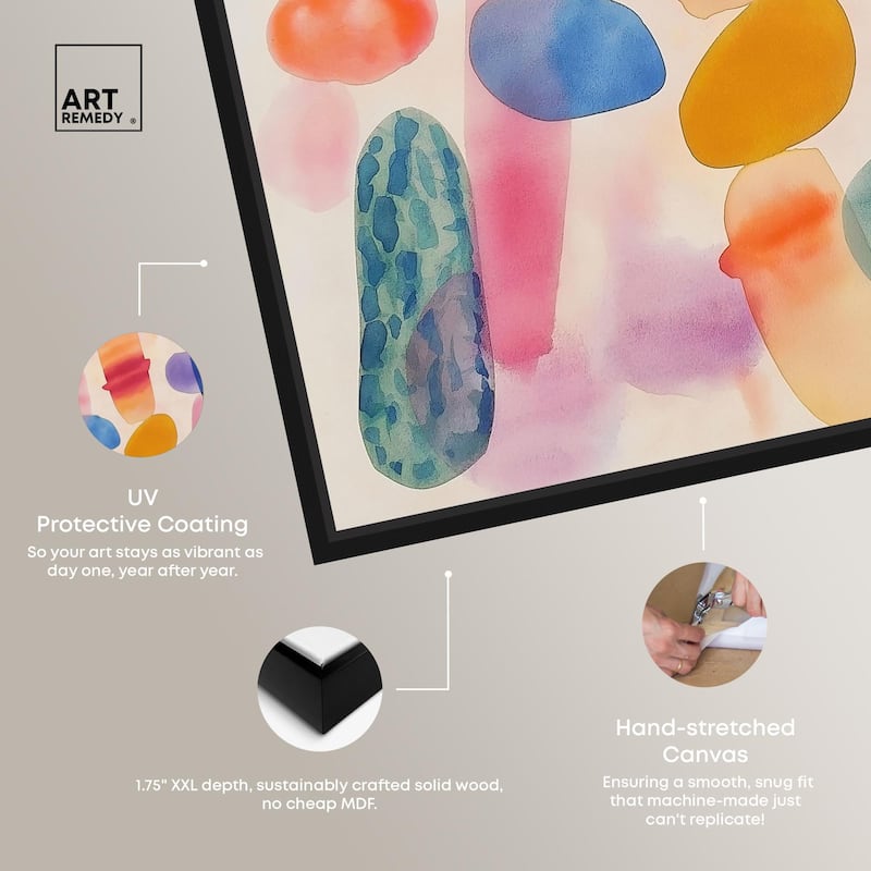 Dissolving Hues Canvas by Art Remedy