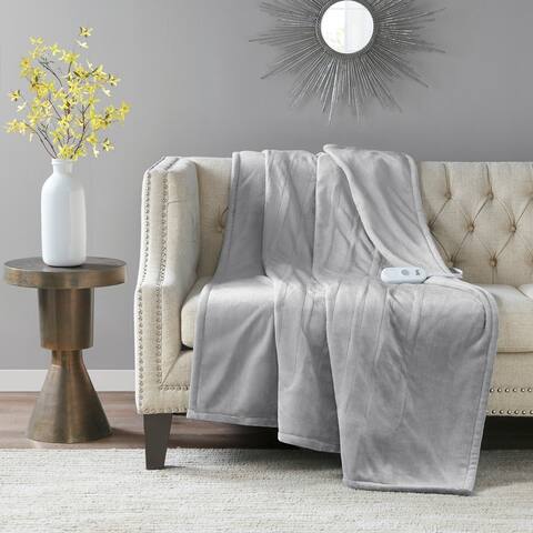 Plush Heated Throw by Serta