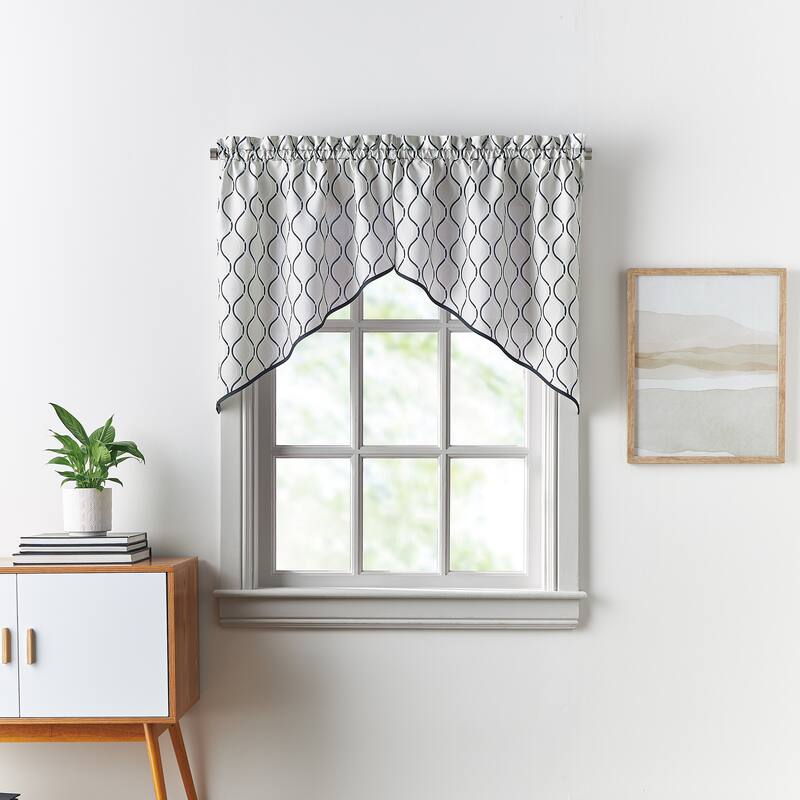 Curtainworks Morocco Swag, Valance, and Tier Pair Curtain Collection