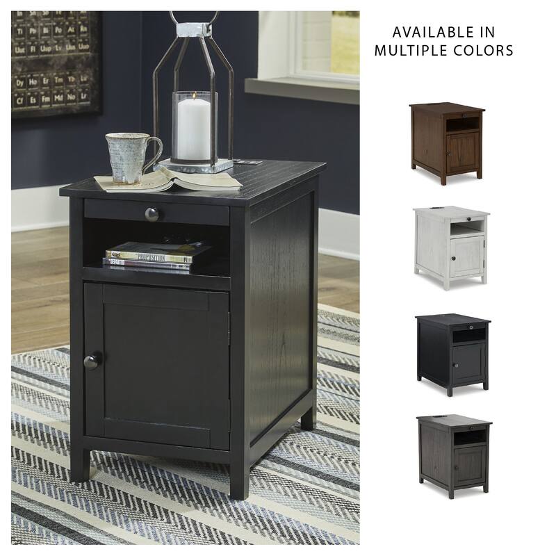 Signature Design by Ashley Treytown Chairside End Table - 16"W x 24"D x 24"H