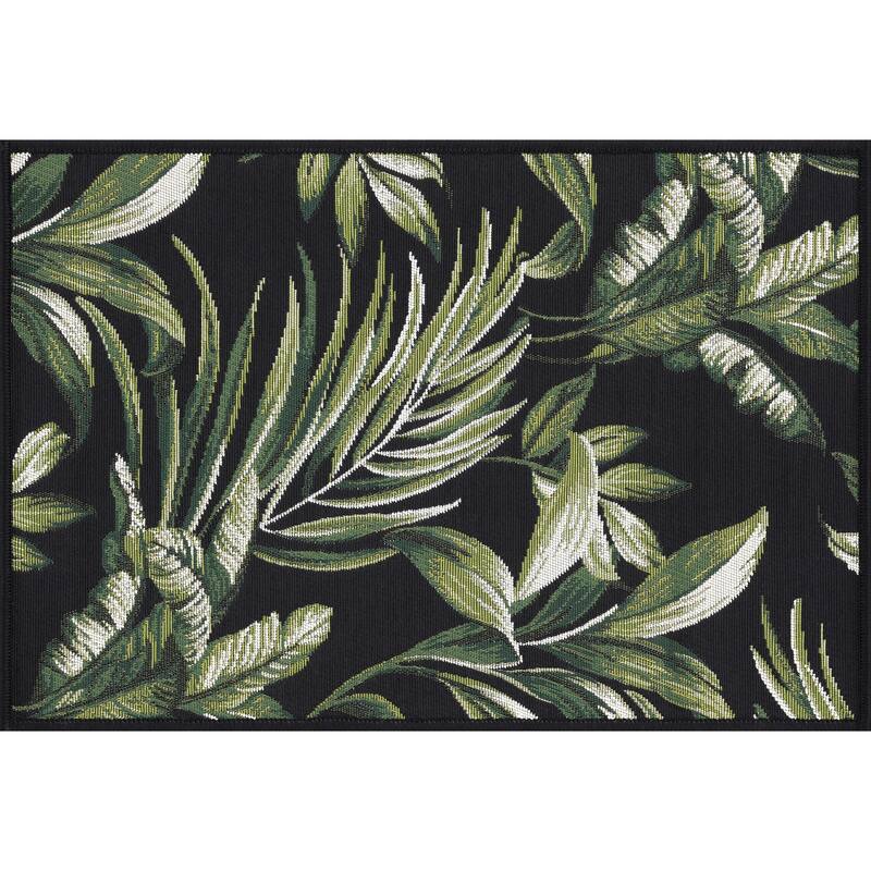 Sizzling Nautical & Coastal Floral & Botanical Indoor/Outdoor Area Rug