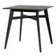 preview thumbnail 2 of 11, Leena Mid-Century Modern Finished Wood Counter Height Pub Table Black