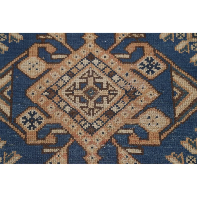 Tribal Bakhtiari Persian Vintage Area Rug Handmade Wool Carpet - 6'7"x 9'10"