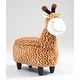 preview thumbnail 7 of 11, Giraffe Animal Storage Kids Ottoman Stool