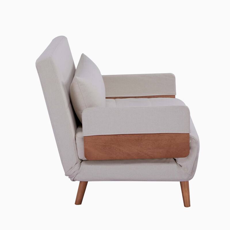 TRIO Extra Wide 3-in-1 Loveseat Folding Sofa Bed - Converts to Bed in 10s, 3-Position Adjustable Backrest