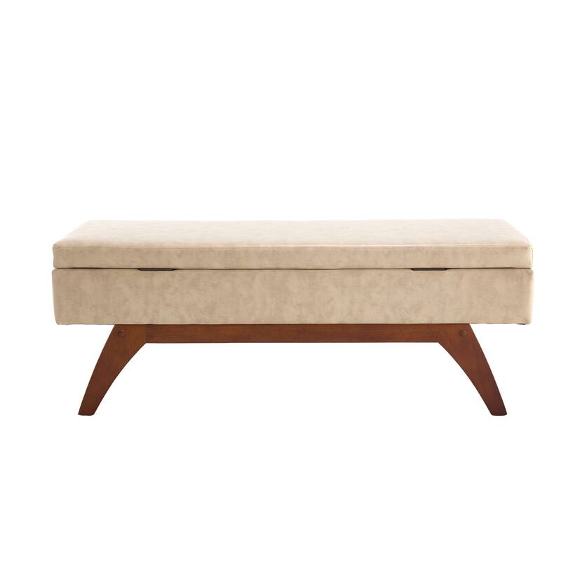 Upholstered storage Bench