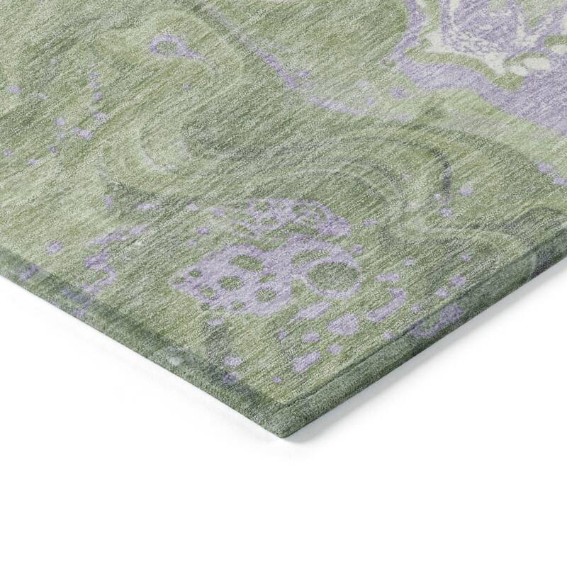 HomeRoots Abstract Transitional Rectangle Outdoor Rug