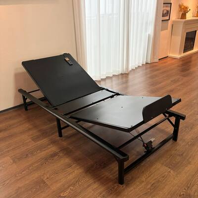 Adjustable Twin XL Bed Frame with 2 Motors, Independent Head and Foot Incline, Zero Gravity, TV and Head